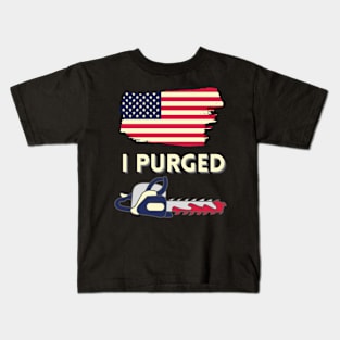 Halloween I PURGED Kids T-Shirt